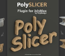 PolySlicer V1.01 for 3ds max 2016-2025（中文版-多边形切片插件）图标